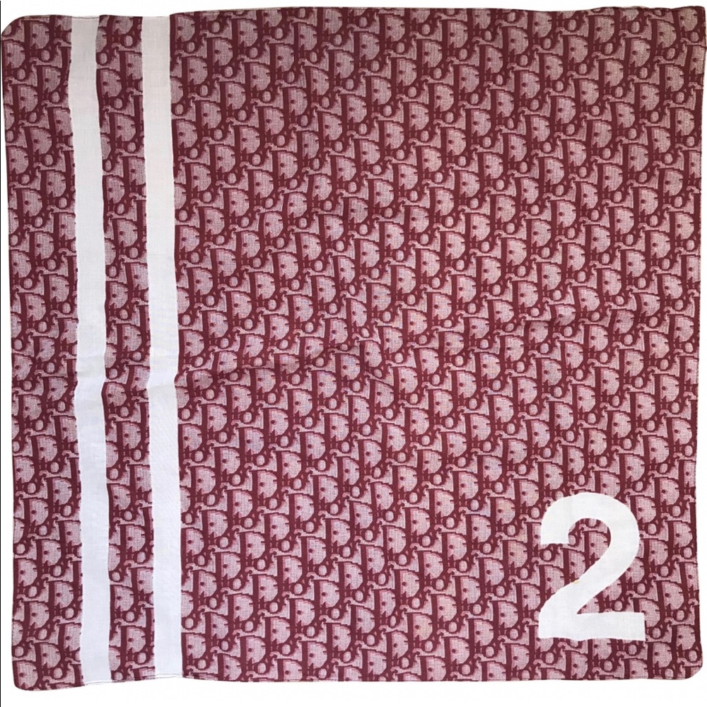 Dior Vintage Monogram Silk Scarf